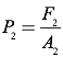 Pressure Formula for P2
