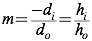 magnification equation