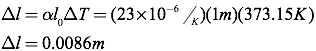 aluminum rod linear expansion