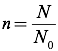 number of moles eqn